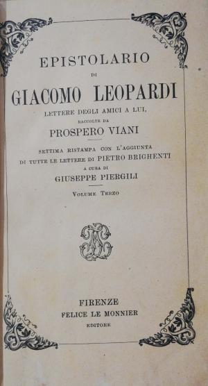 EPISTOLARIO Vol. 3